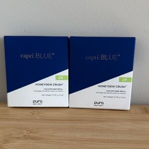 Capri Blue Pura Car Diffuser Refills - Includes 2 Car (Honeydew Crush, 2 Pack)